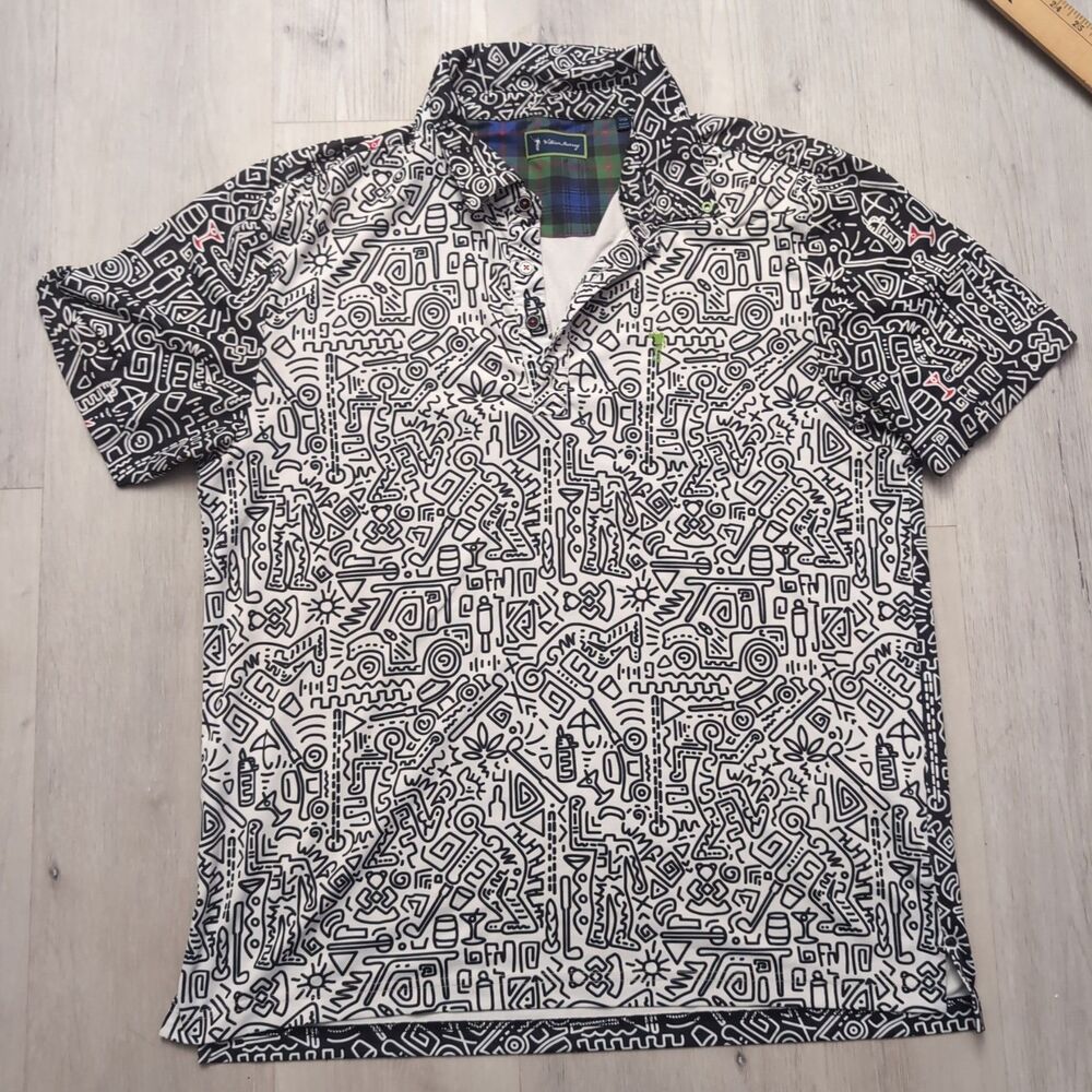 William Murray Polo Men's Size Large Golf Shirt Short Sleeve